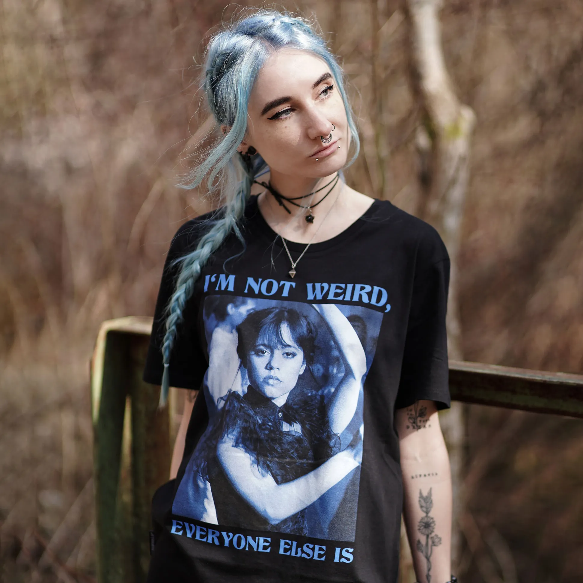 Wednesday - Dans T-shirt zwart