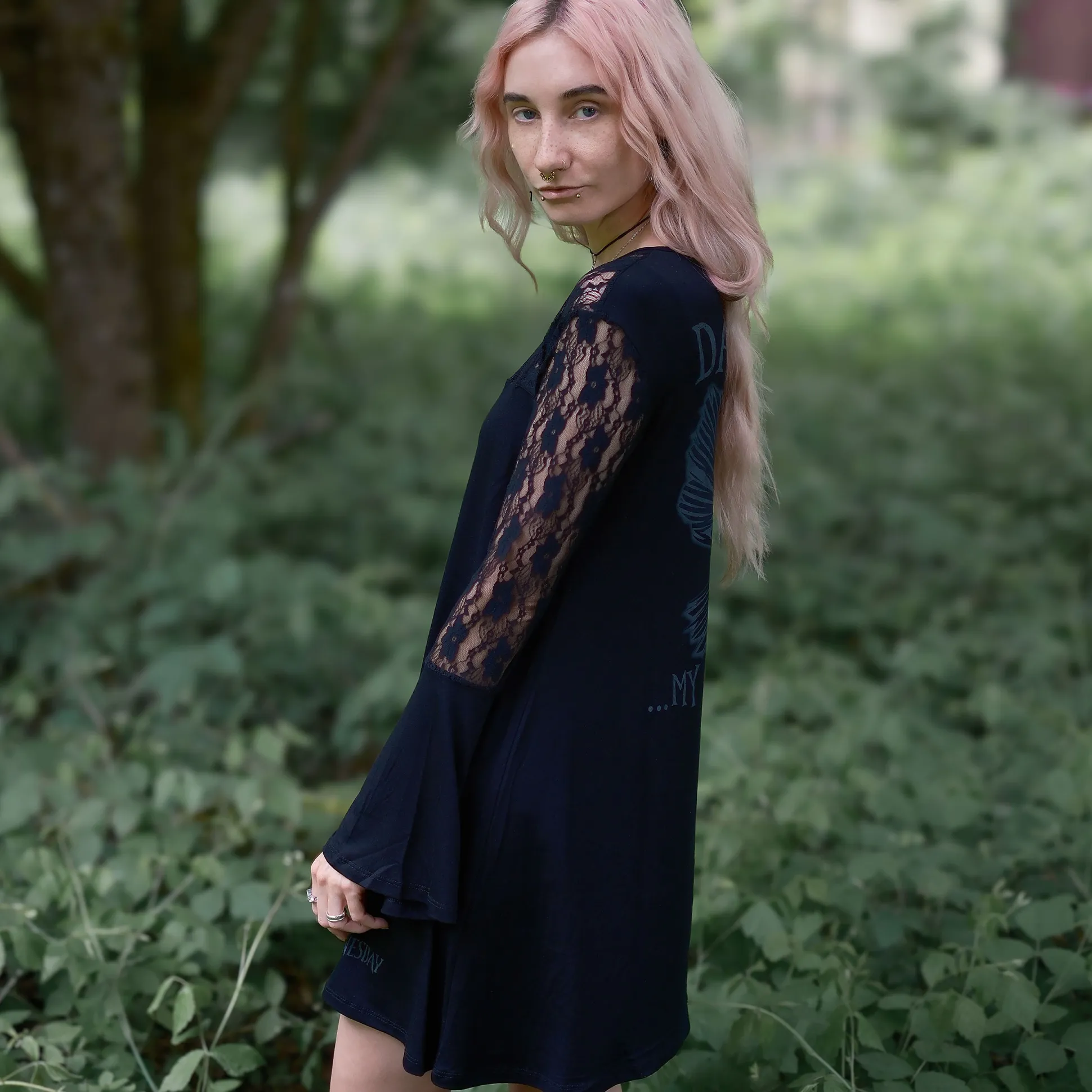 Wednesday - Darkness Mini Jurk