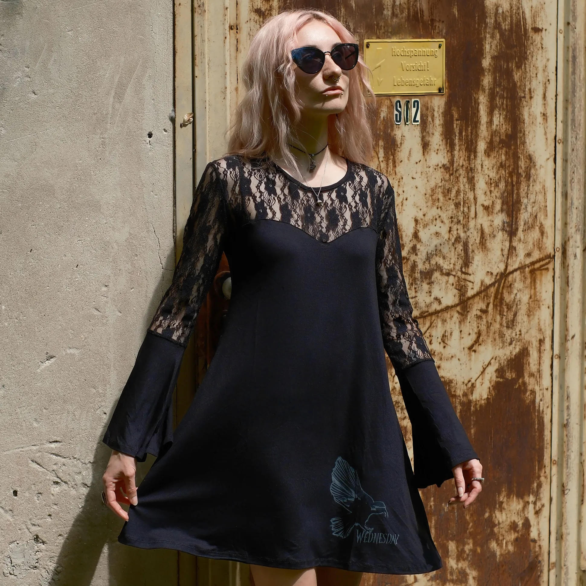 Wednesday - Darkness Mini Jurk