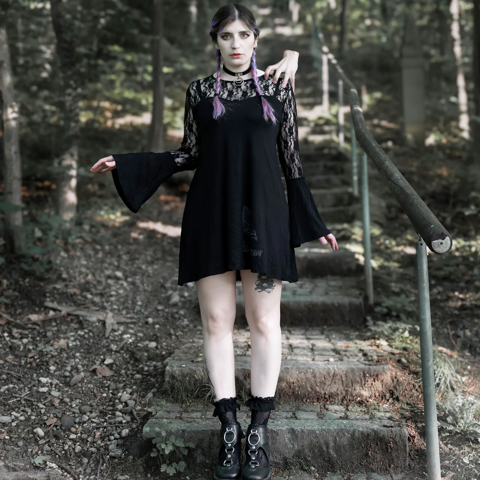 Wednesday - Darkness Mini Jurk