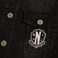 Wednesday - Nevermore Academy Spijkerjack Zwart