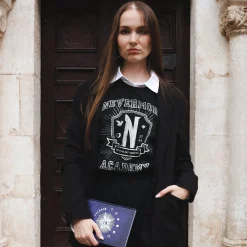 Wednesday - Nevermore Academy T-shirt zwart