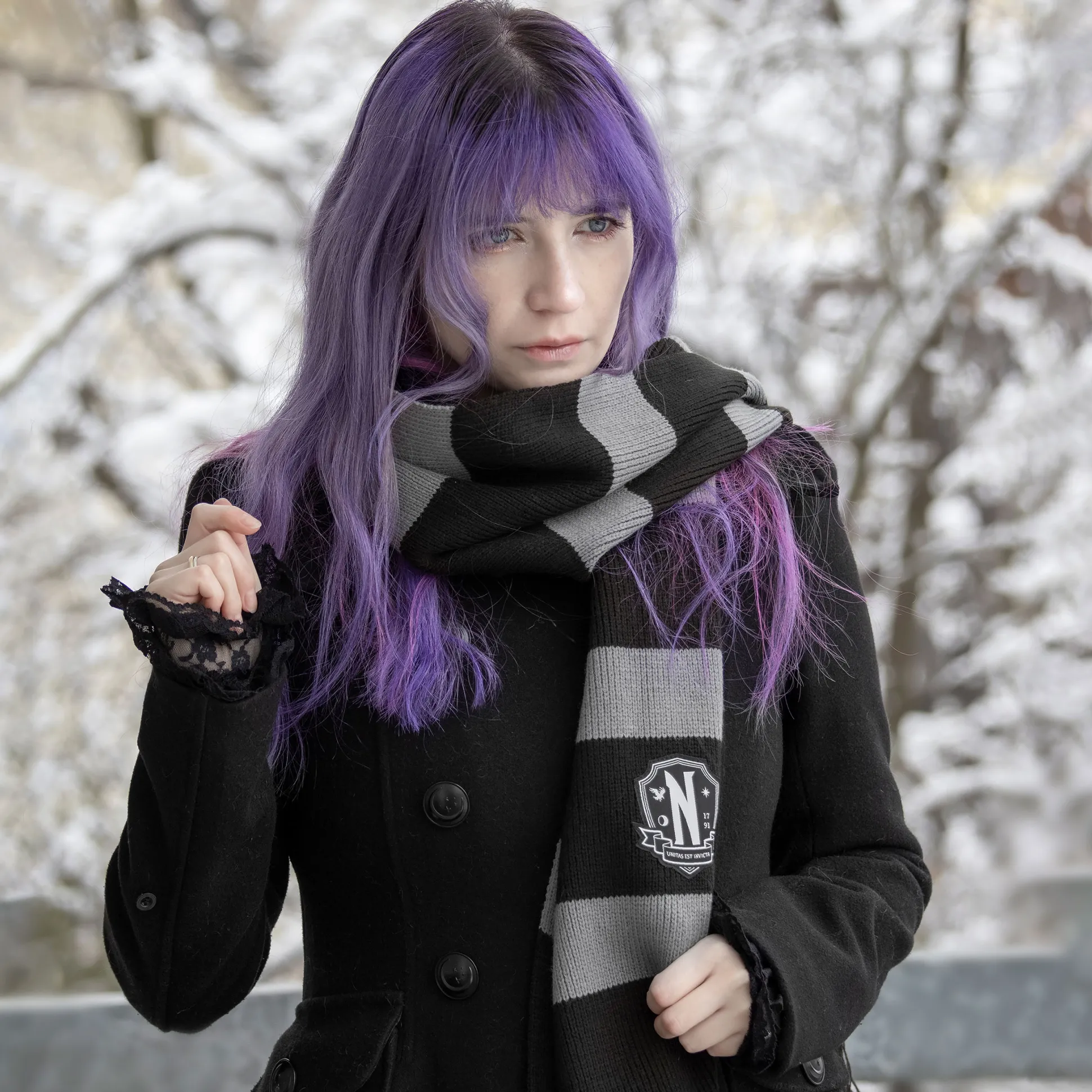 Wednesday - Nevermore Academy Sjaal