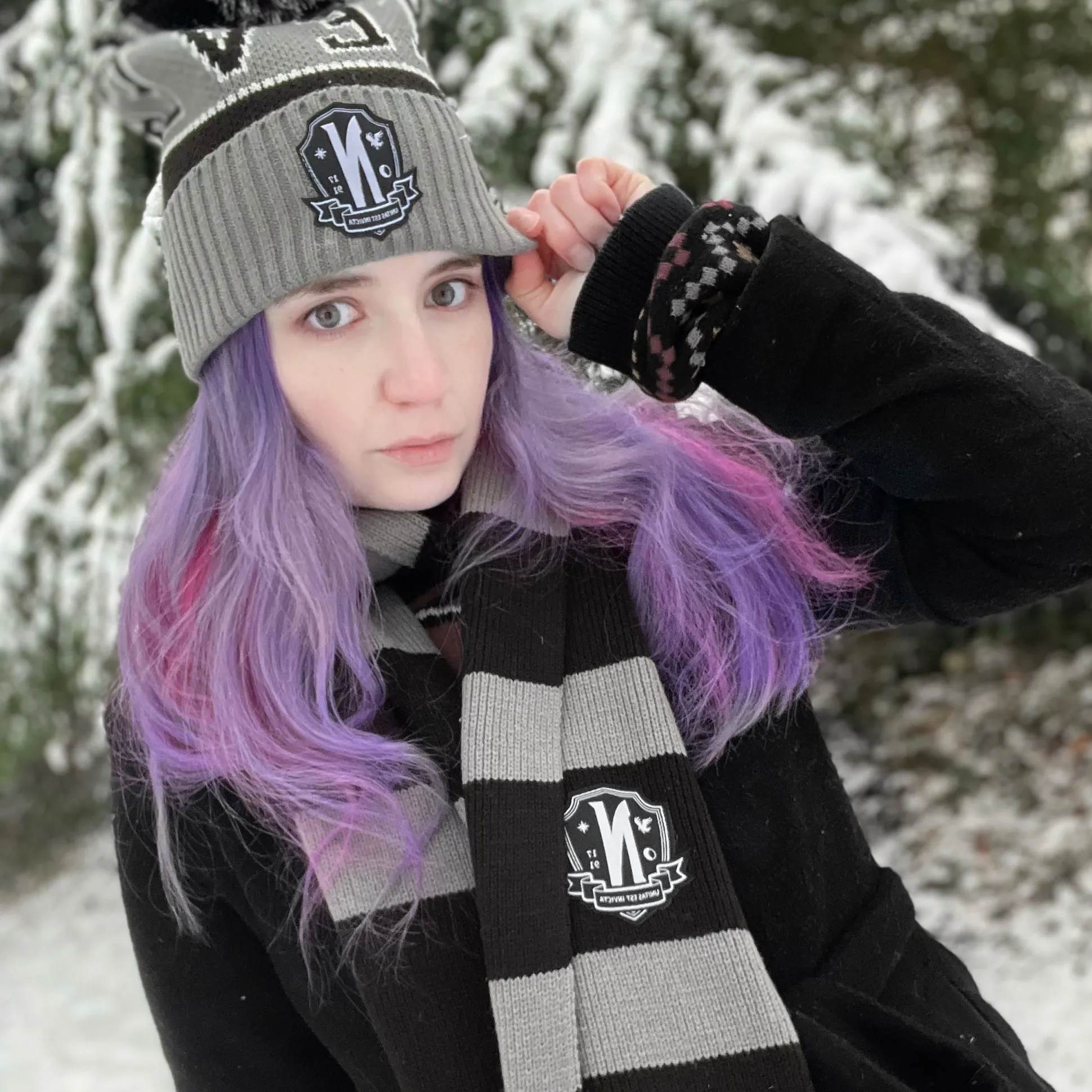 Wednesday - Nevermore Academy Sjaal