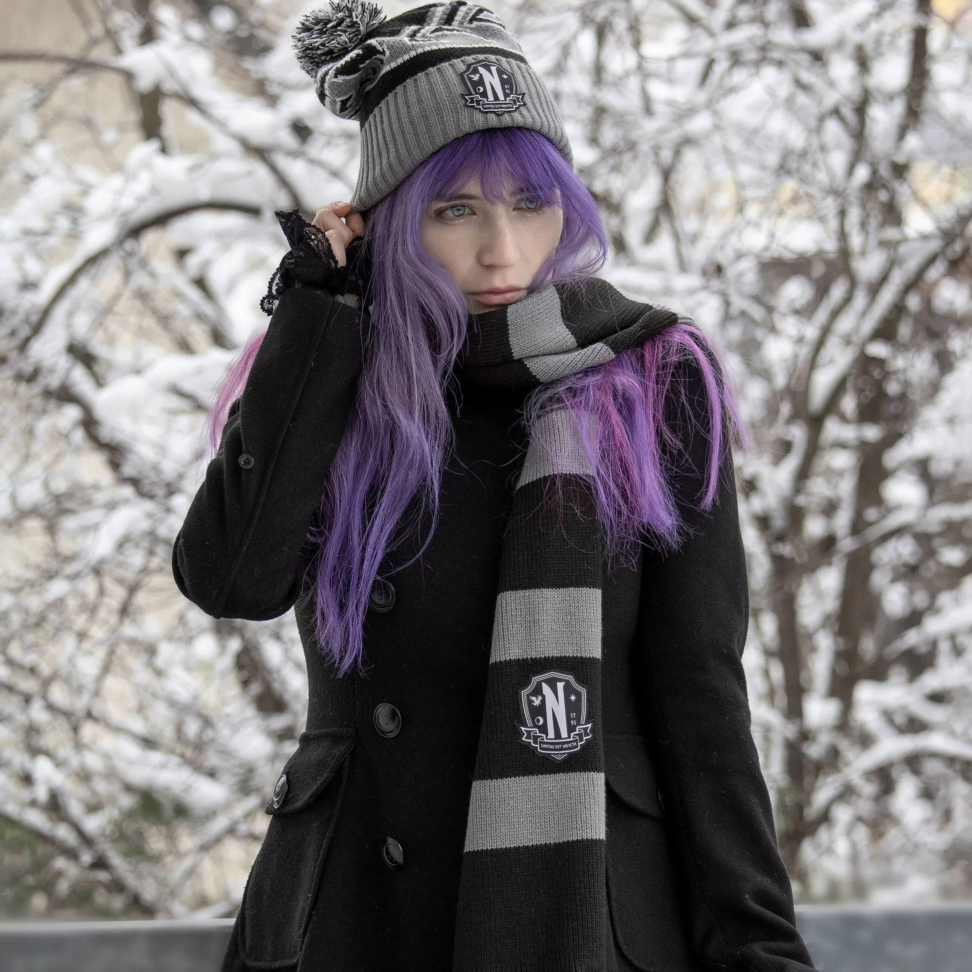 Wednesday - Nevermore Academy Sjaal