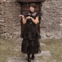 Wednesday - Rave'N Dance Kostuum Jurk Dames zwart