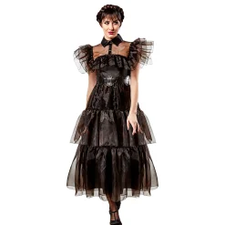 Wednesday - Rave'N Dance Kostuum Jurk Dames zwart