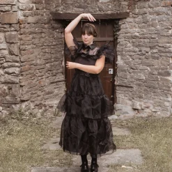 Wednesday - Rave'N Dance Kostuum Jurk Dames zwart