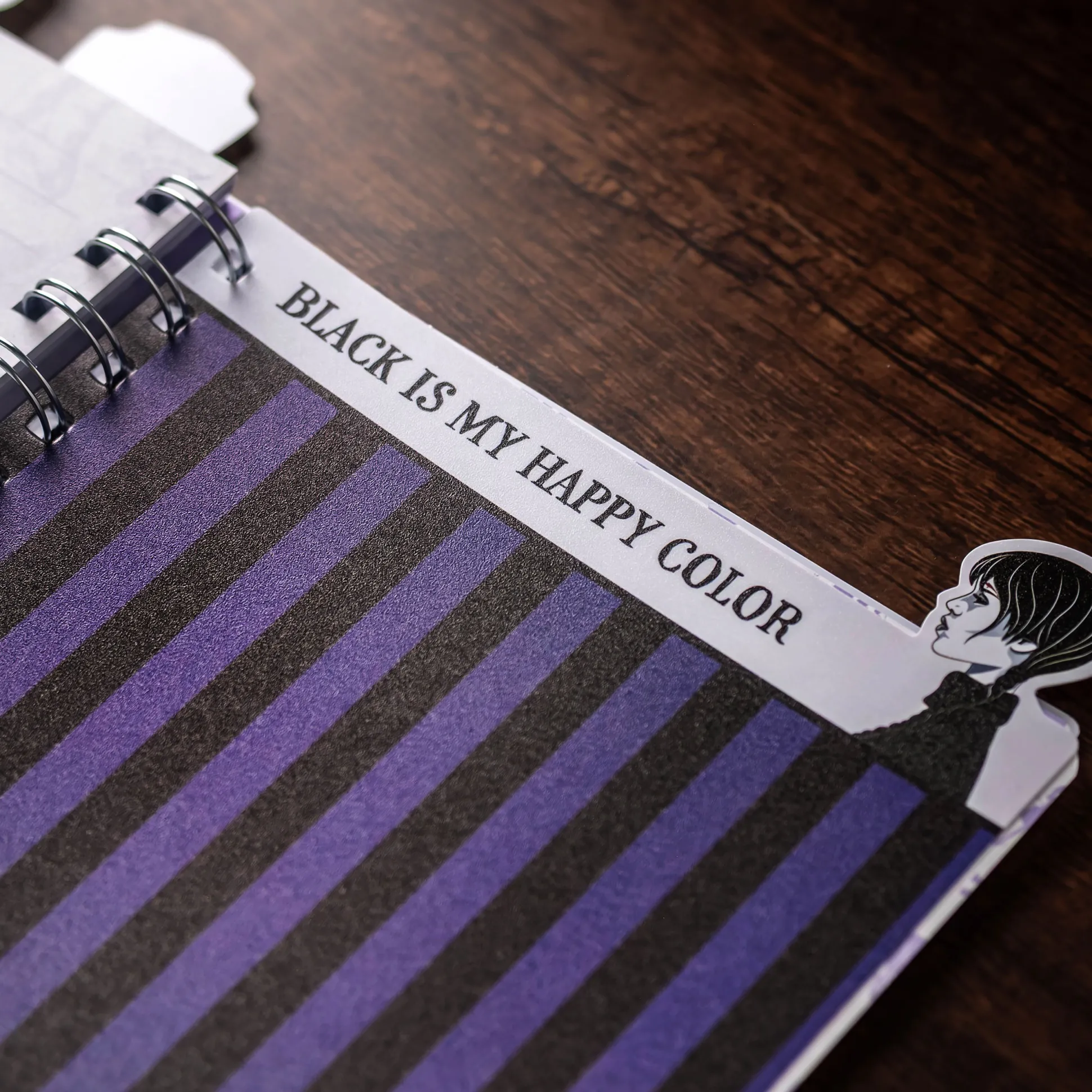 Wednesday - Spiraalnotitieboek met tabbladen