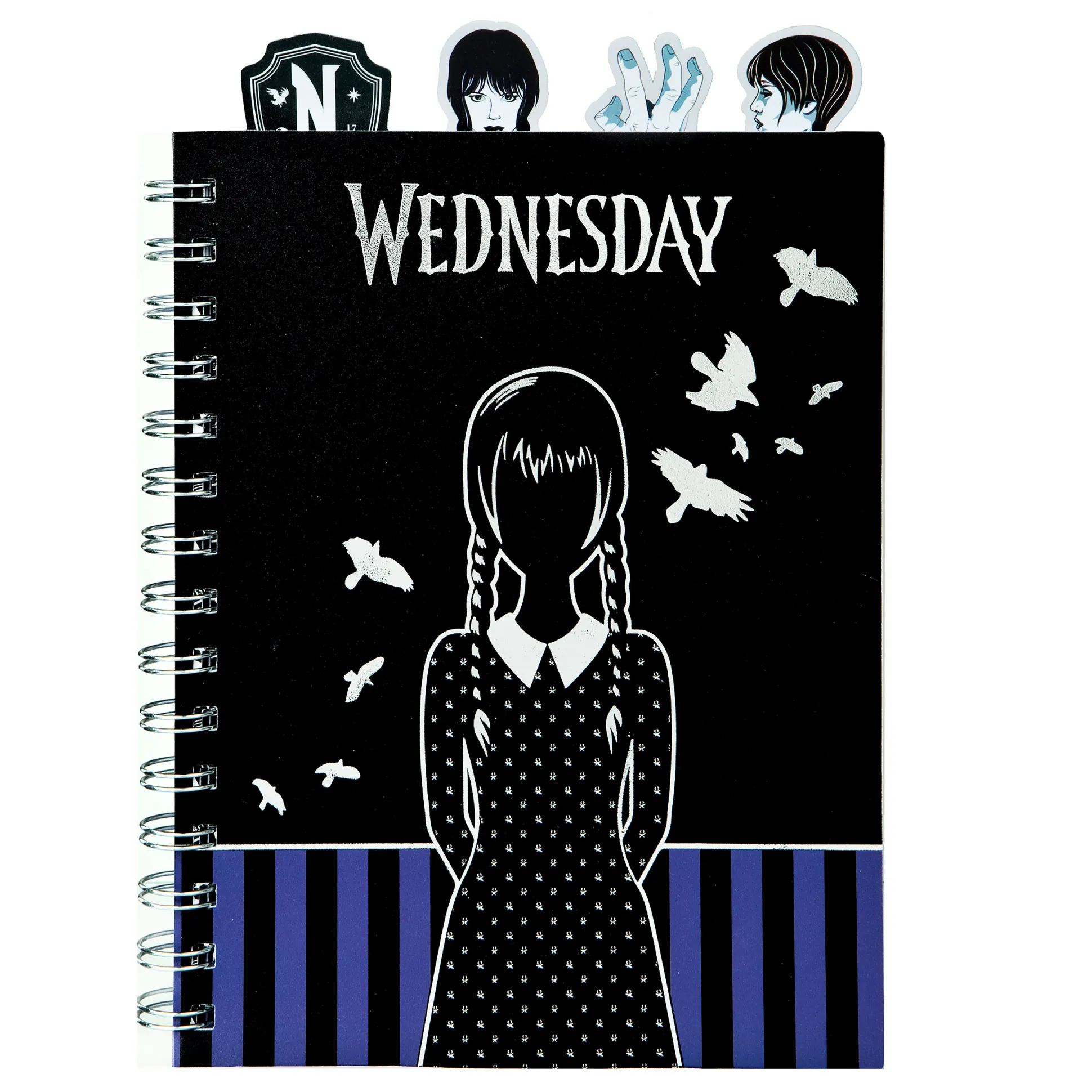 Wednesday - Spiraalnotitieboek met tabbladen