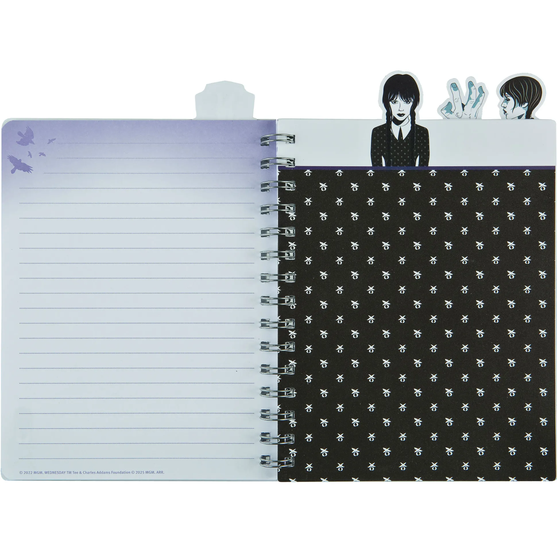Wednesday - Spiraalnotitieboek met tabbladen
