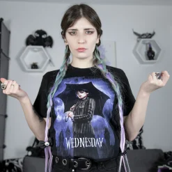 Wednesday - Teaser Poster T-Shirt zwart