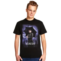 Wednesday - Teaser Poster T-Shirt zwart