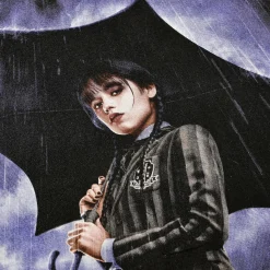 Wednesday - Teaser Poster T-Shirt zwart