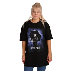 Wednesday - Teaser Poster Oversize T-shirt zwart