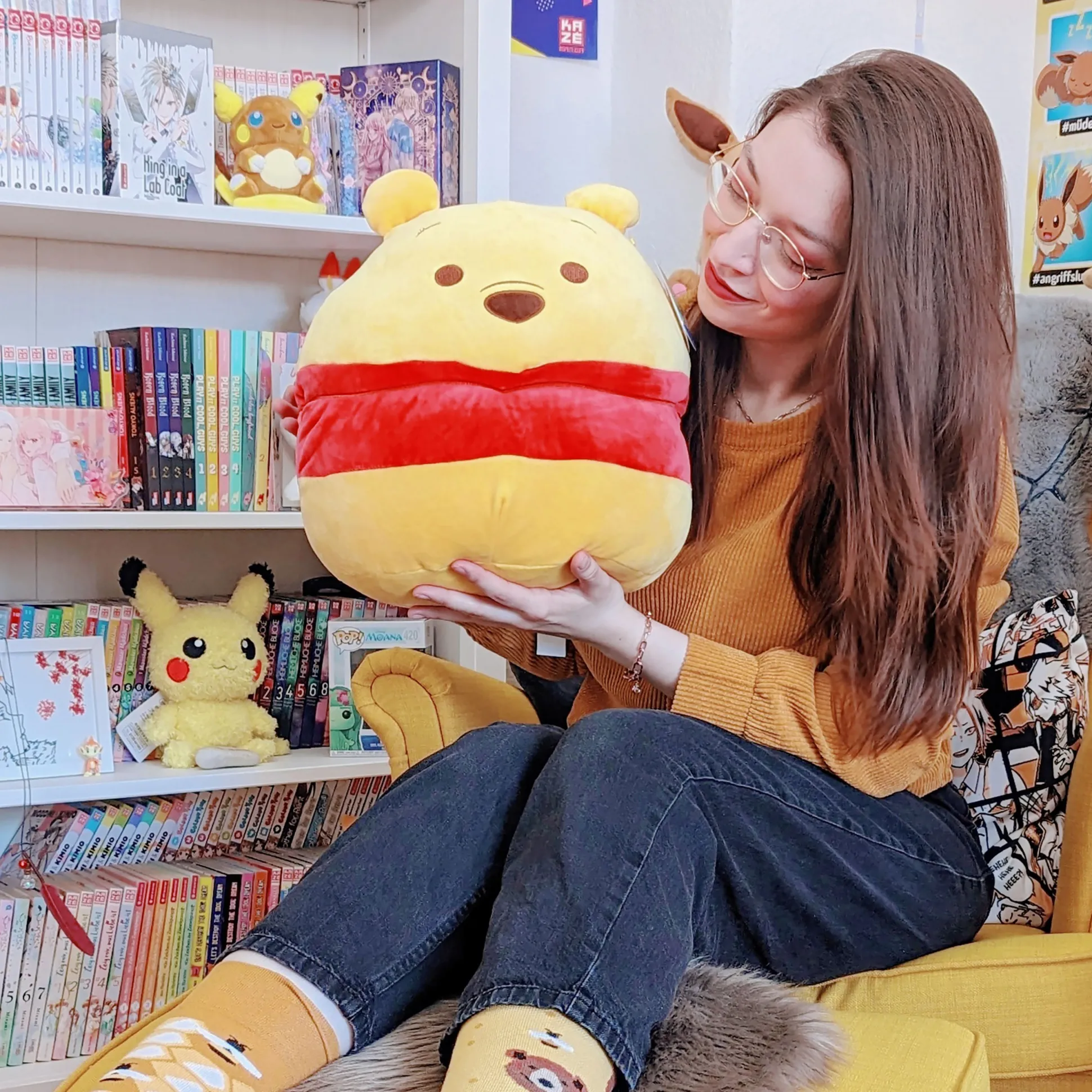 Winnie de Poeh - Squishmallows Pluche Figuur