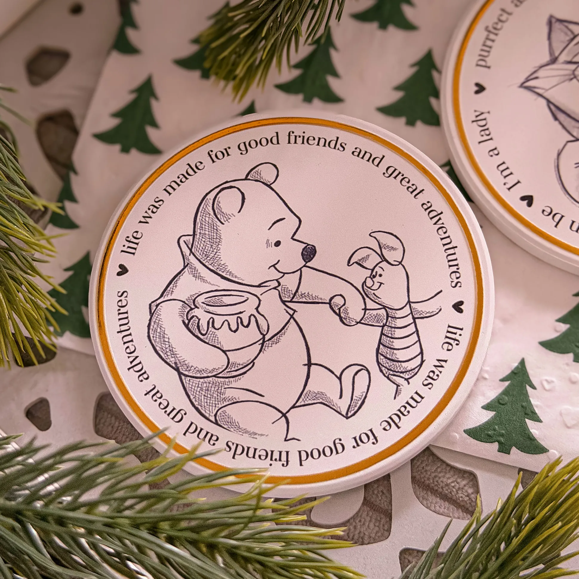 Winnie de Poeh - Vrienden Onderzetter