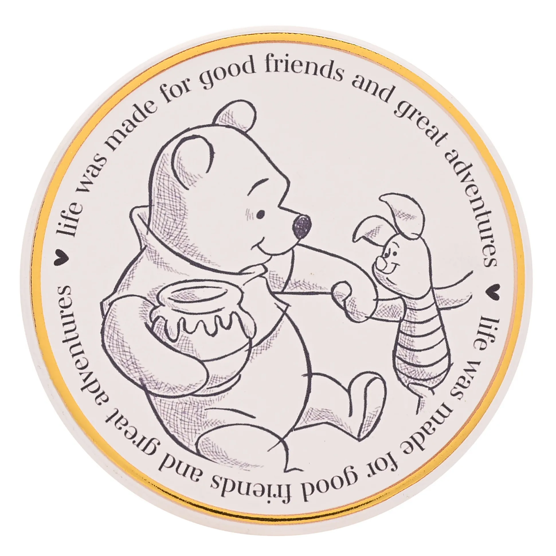 Winnie de Poeh - Vrienden Onderzetter