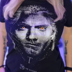 Witcher - Geralt Portret T-Shirt zwart