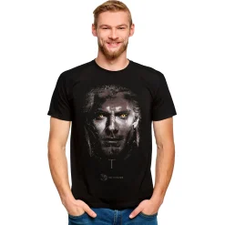 Witcher - Geralt Portret T-Shirt zwart