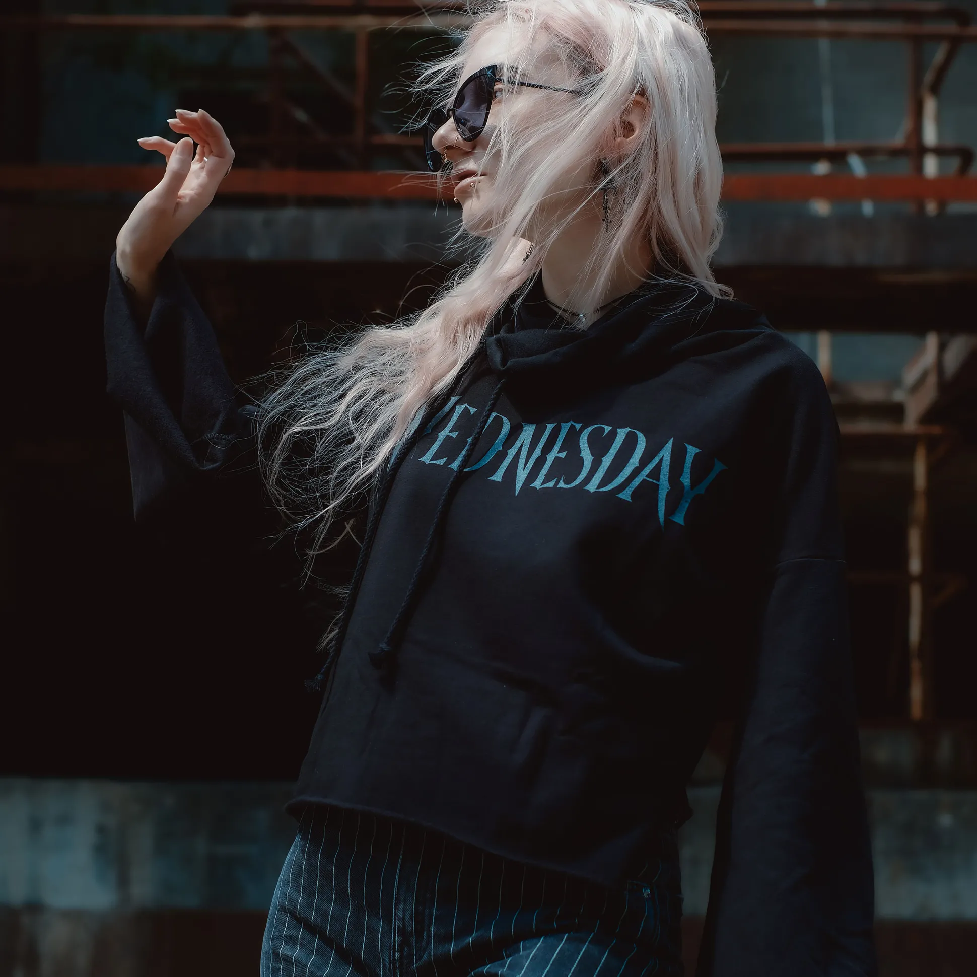 Woensdag - Giftige Crop Sweater