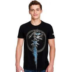World of Warcraft - Lich King Frostmourne Sword T-shirt zwart