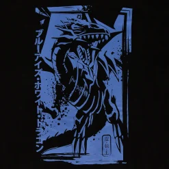 Yu-Gi-Oh! - Blauwogige Witte Draak Hoodie Zwart