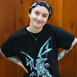 Yu-Gi-Oh! - Blue-Eyes White Dragon T-Shirt Zwart