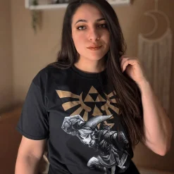 Zelda - Link Battle T-shirt zwart