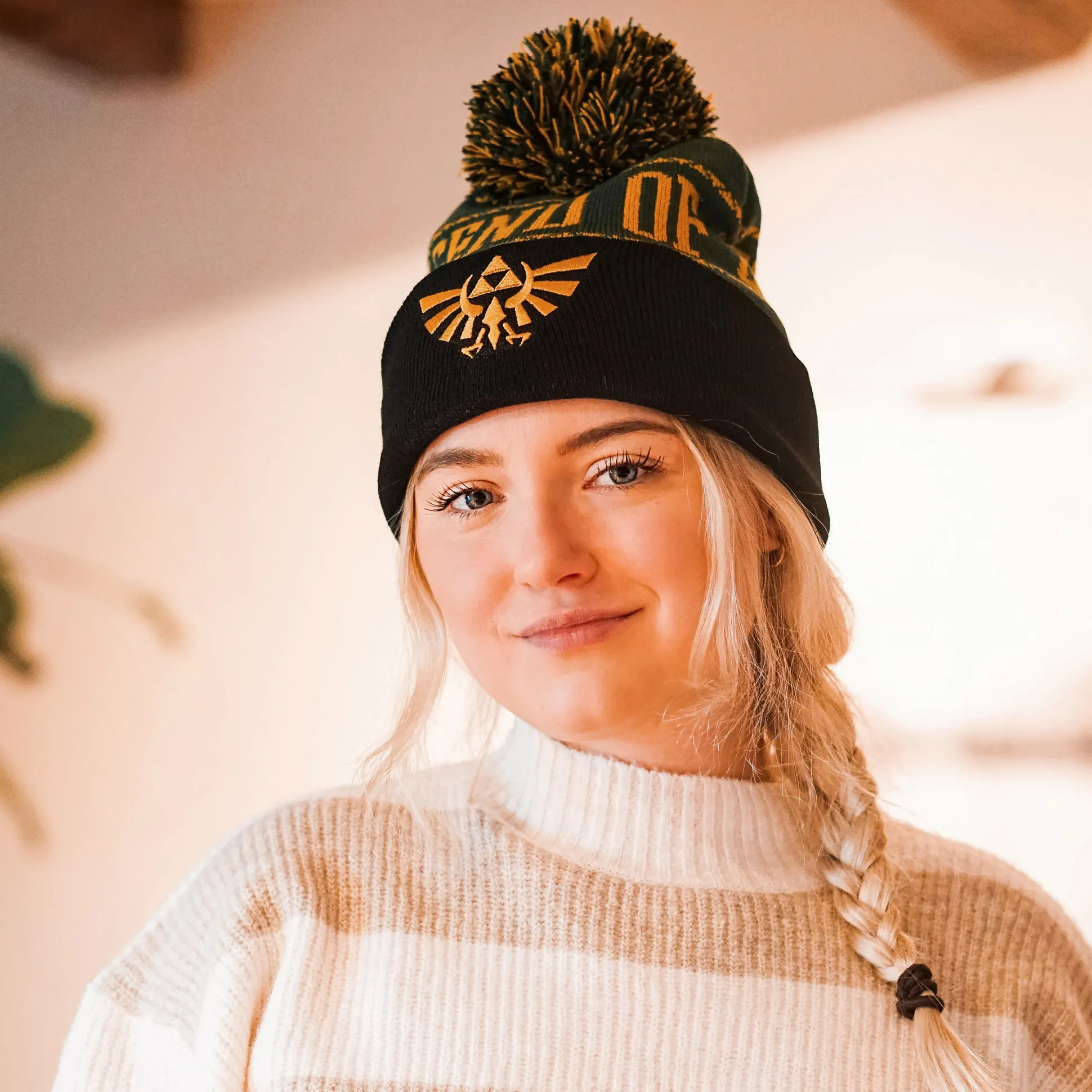 Zelda - Logomuts met pompon