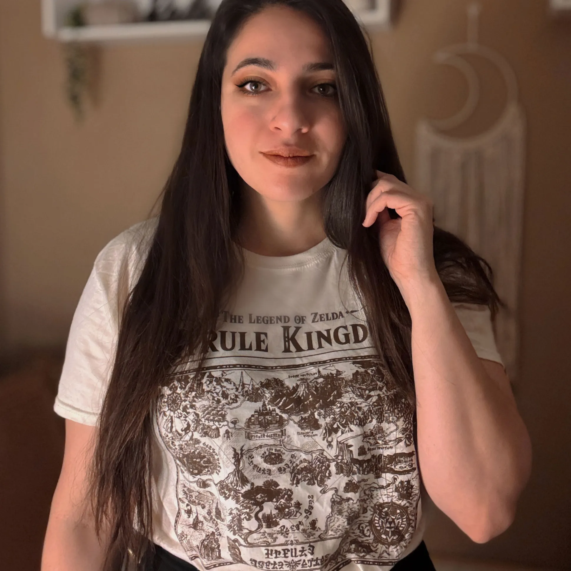 Zelda - Map of Hyrule T-Shirt beige