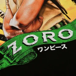 Zoro T-Shirt Zwart - One Piece